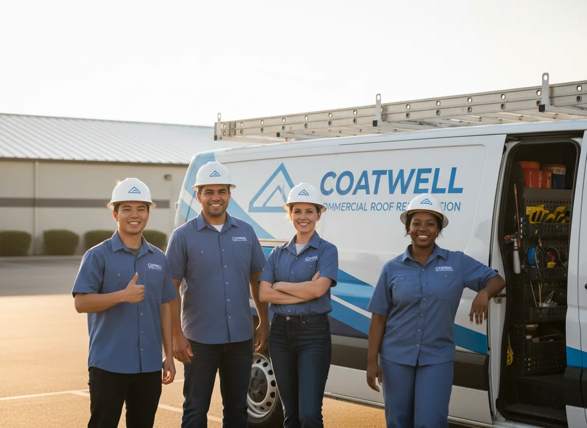 Commercial roof coating company in Deer Creek, OK